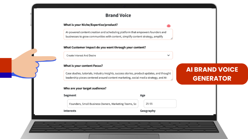 AI Brand Voice generator- CONTENTCRAFT